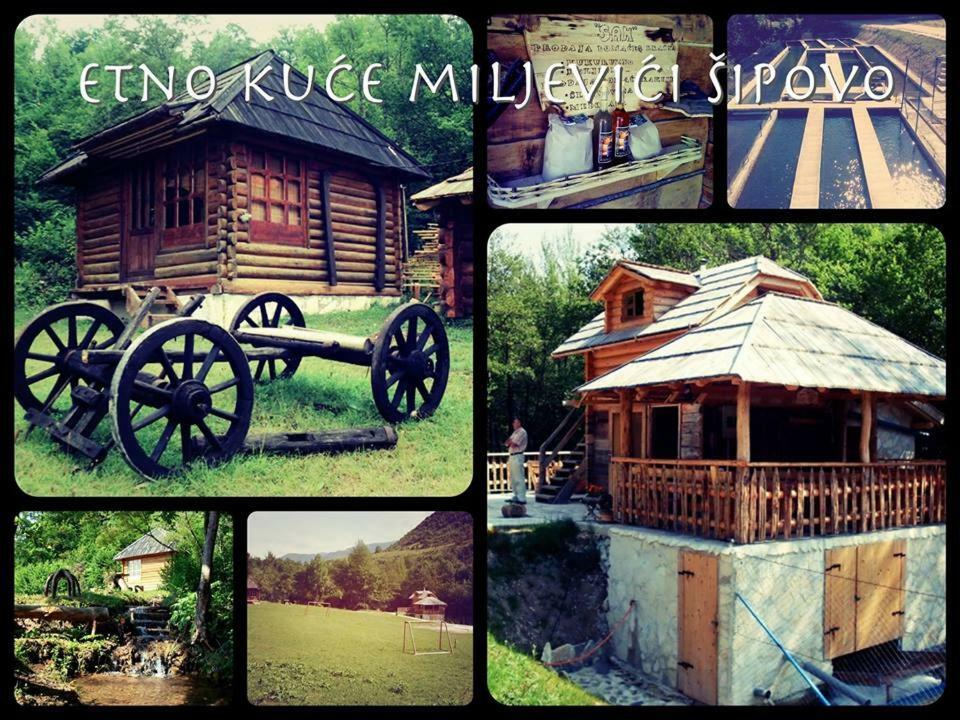 Etno Kuce Miljevic Hotel Sipovo ภายนอก รูปภาพ